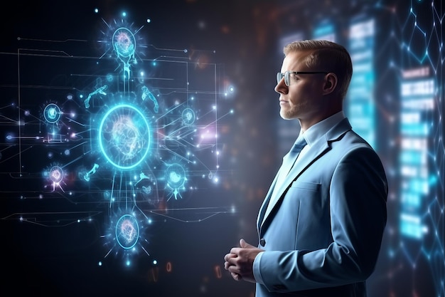Revolutionizing Healthcare Unleashing Artificial Intelligence in Marketing and Business Development | Premium AI-generated image